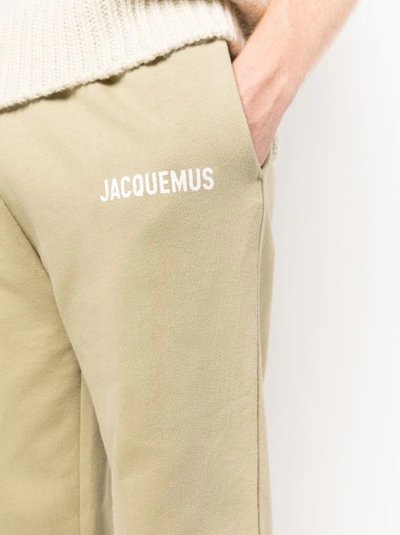 Shop Jacquemus Jogging Pants In Neutrals