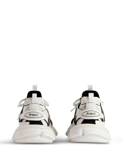 Shop Balenciaga Track Sock Paneled Sneakers In White
