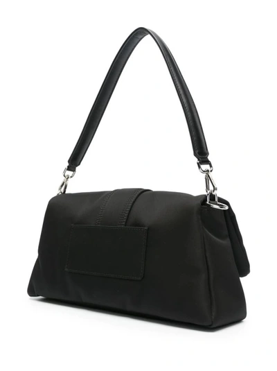 Shop Jacquemus Le Bisou Round Square Shoulder Bag In Black