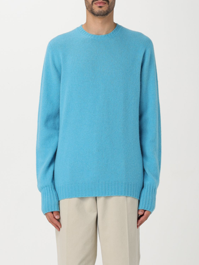 Shop Drumohr Sweater  Men Color Blue 1