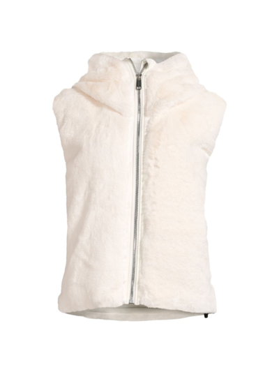 Shop Head Sportswear Women's Eva Faux Fur Vest In Ivory