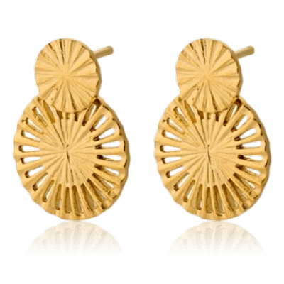 Shop Pernille Corydon Small Starlight Earrings In Gold
