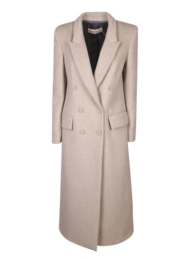 Shop Blanca Vita Wool-blend Coat In Neutrals