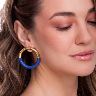 Shop M. Dolores Ballad Earring Blue In Not Applicable