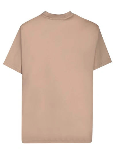 Shop Burberry Short Sleeves T-shirt In Brown
