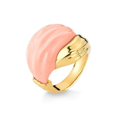 Shop M. Dolores Merengue Ring Peach In Not Applicable
