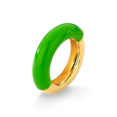 Shop M. Dolores Ballad Ring Green In Not Applicable