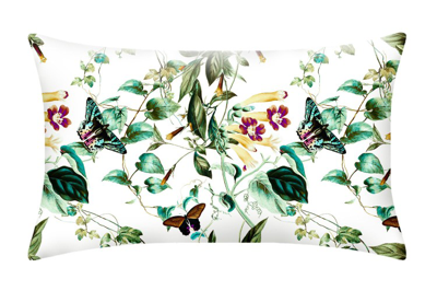 Shop Mayfairsilk Emerald Garden Pure Silk Pillowcase In White