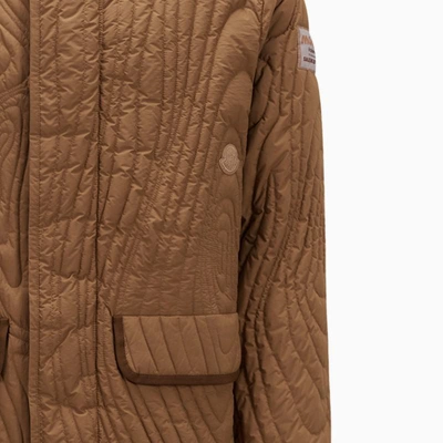 Shop Moncler Genius Moncler X Salehe Bembury Harter-heighway Short Jacket In Beige