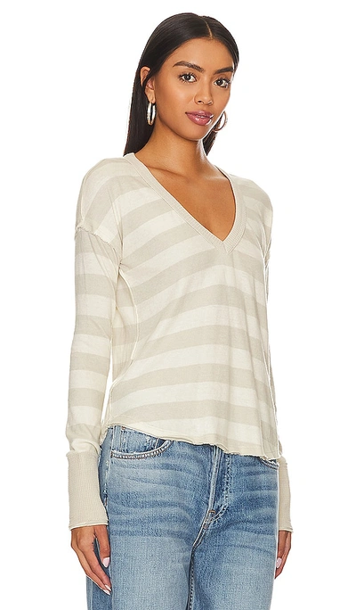 Shop Free People X We The Free Sail Away Long Sleeve In Natural Combo