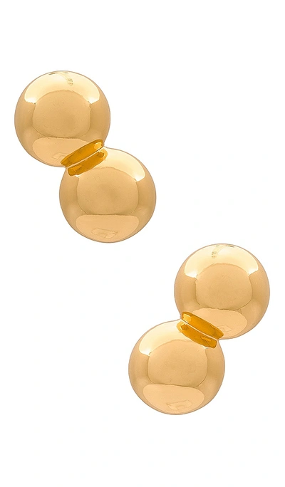 Shop Jenny Bird Lyra Climber Earrings In Gold