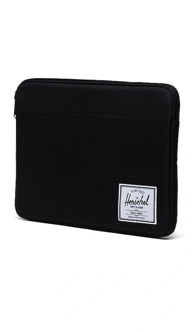 Shop Herschel Supply Co Anchor 13 Inch Sleeve In Black