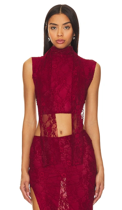 The Bodee Loren Top In Red