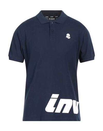 Shop Invicta Man Polo Shirt Navy Blue Size L Cotton