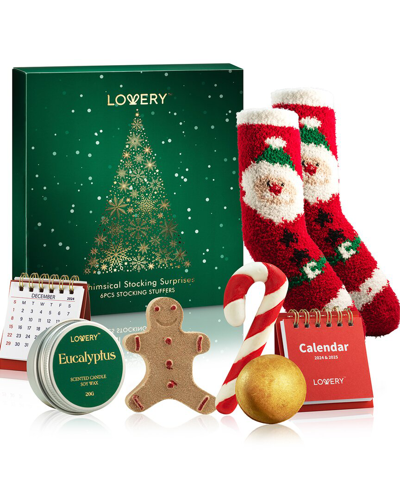 Shop Lovery 8pc Stocking Stuffers, Christmas Calendar Bath & Body Gift Set