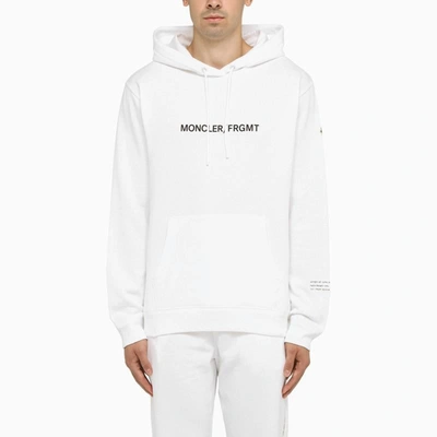Shop Moncler Genius 7 Moncler X Frgmt Hoodie With Flower In White