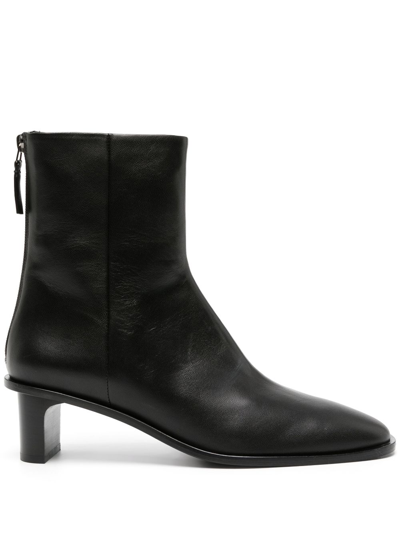 Shop A.emery Soma Leather Ankle Boots - Women's - Calf Leather/rubber In Black
