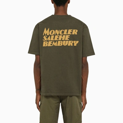 Shop Moncler Genius Moncler X Salehe Bembury Logo T-shirt In Green