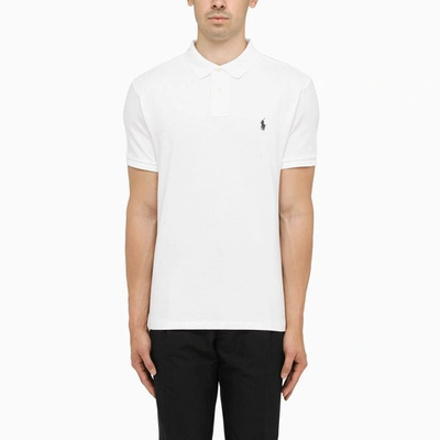 Shop Polo Ralph Lauren Polo Shirt With Logo In White