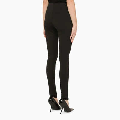 Shop Calvin Klein Black Leggings With Zip