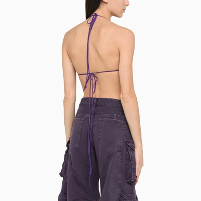 Laquan Smith Sequined Halterneck Bra Top