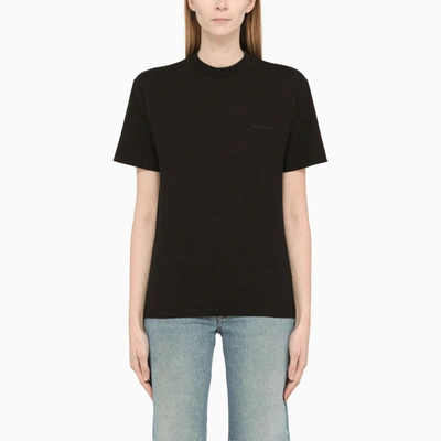 Shop Off-white Off White™ Diag Print Black T Shirt