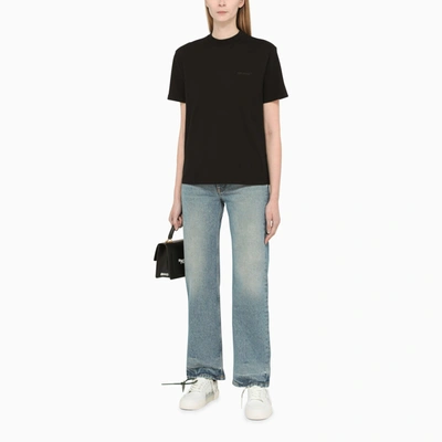 Shop Off-white Off White™ Diag Print Black T Shirt