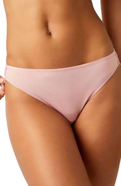 Shop Free People Intimately Fp Happier Than Ever Briefs In Pink Tofu