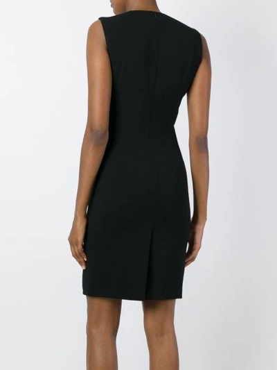 Shop Dsquared2 Fitted Dress In Black