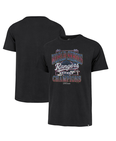 Shop Profile Men's '47 Brand Black Texas Rangers 2023 World Series Champions Big And Tall T-shirt