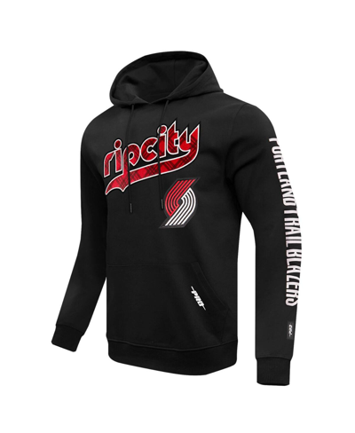 Pro Standard Men's  Black Portland Trail Blazers 2023/24 City Edition Pullover Hoodie In Black