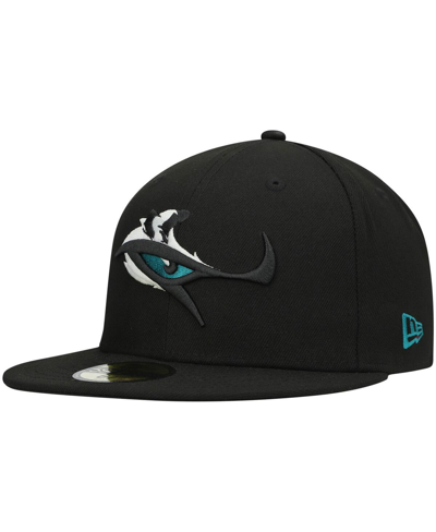 New Era Black Jacksonville Jaguars Elemental 59fifty Fitted Hat In Black