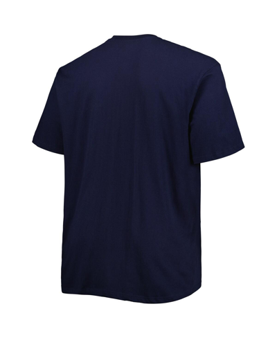 Shop Profile Men's Navy Denver Nuggets Big And Tall Heart And Soul T-shirt