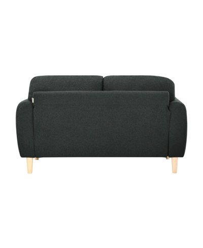Serta Gorm 58" Fabric Loveseat In Charcoal