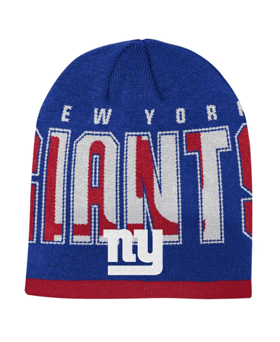 Shop Outerstuff Youth Boys And Girls Royal New York Giants Legacy Beanie