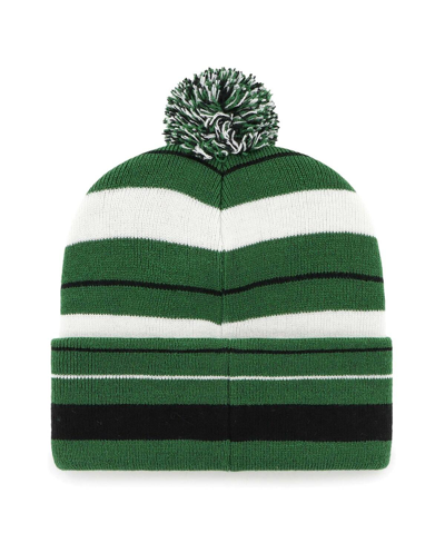 47 Brand Men's ' Green New York Jets Powerline Cuffed Knit Hat With Pom In Green