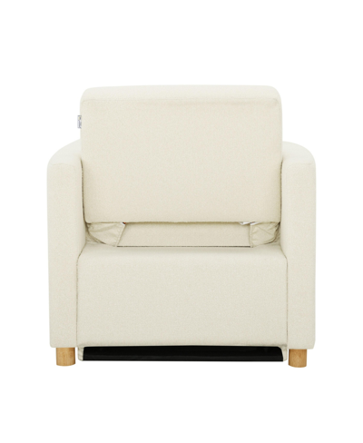 Serta Ivar 36" Convertible Chair In Ivory