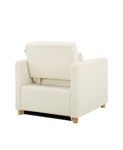 Shop Serta Ivar 36" Convertible Chair In Ivory