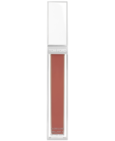 Shop Tom Ford Gloss Luxe Lip Gloss In Inhibition - Warm Tawny