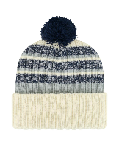 47 Brand Men's ' Cream Toronto Maple Leafs Tavern Cuffed Knit Hat With Pom In Cream