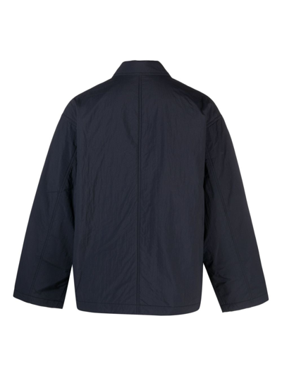 Shop Danton Moleskin Jacket Men Navy In Cotton