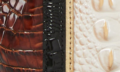 Shop Brahmin Margo Snake Embossed Leather Crossbody Bag In Contour