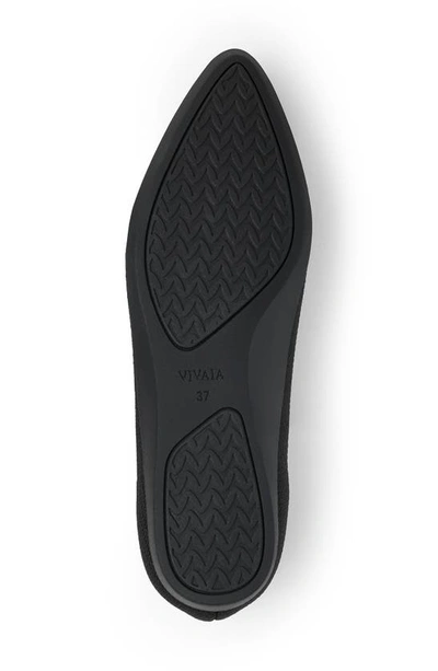 Shop Vivaia Aria Walker Pointed Toe Flat In Black
