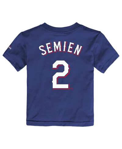 Shop Nike Toddler Boys And Girls  Marcus Semien Royal Texas Rangers 2023 World Series Champions Name And N