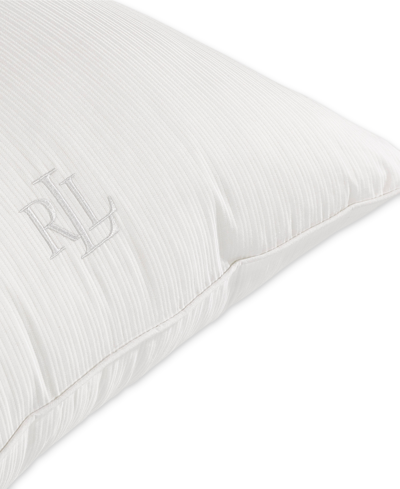 Ralph Lauren Won't Go Flat Foam Core Extra Firm Density Down Alternative Pillow, Standard/queen In White