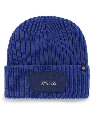 Shop 47 Brand Men's ' Royal New York Giants Ridgeway Cuffed Knit Hat