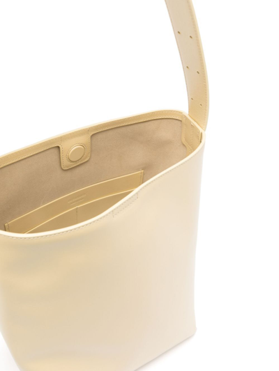 Shop Jil Sander Cannolo Tote In Brown
