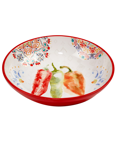 Shop Certified International Sweet Spicy Serving Bowl In Red,multi