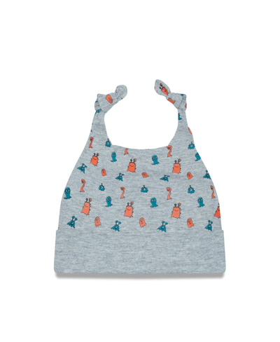 New Era Infant Boys And Girls  Heather Gray Miami Dolphins Critter Cuffed Knit Hat In Heather Gray