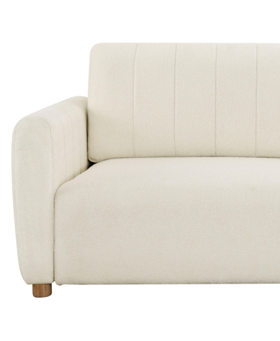 Serta Sif 92" Convertible Sofa In Ivory